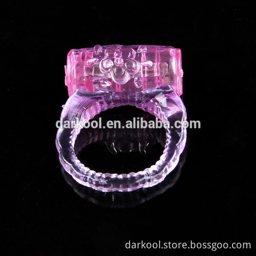C010/Hot selling sex toy for men comfortable vibrating rubber penis cock ring